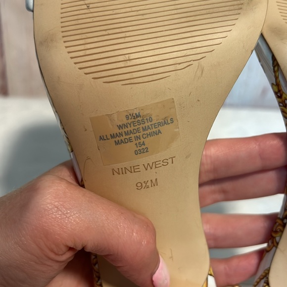 NWOT Nine West Yess Ankle Strap Sandal - Picture 13 of 14